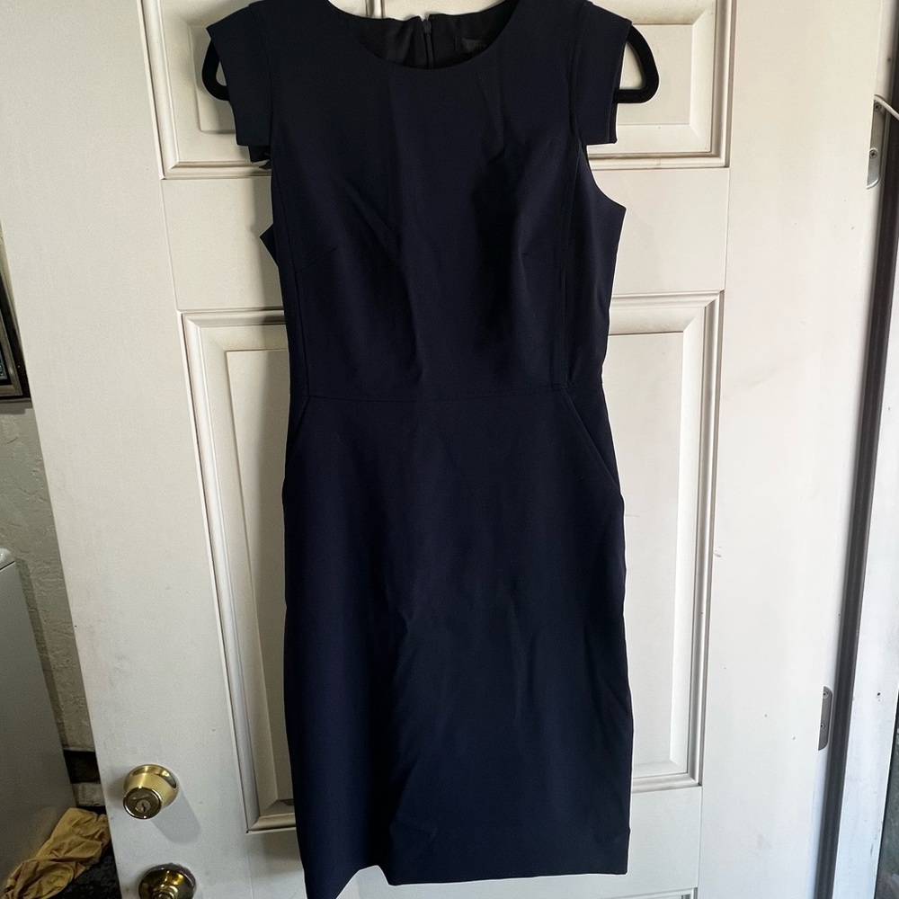 Navy J. Crew Dress